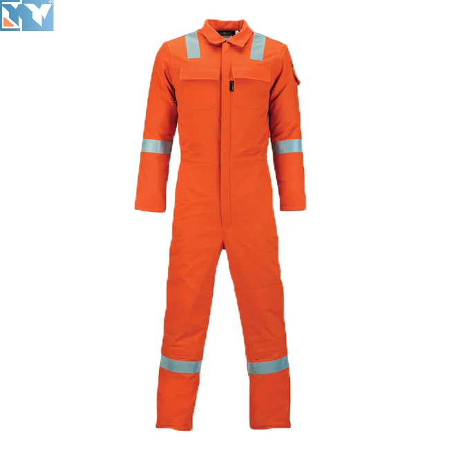 Nfpa 2112 Cotton Fireproof Flame Retardant Workwear Coverall Hi Vis Light Weight Clothing