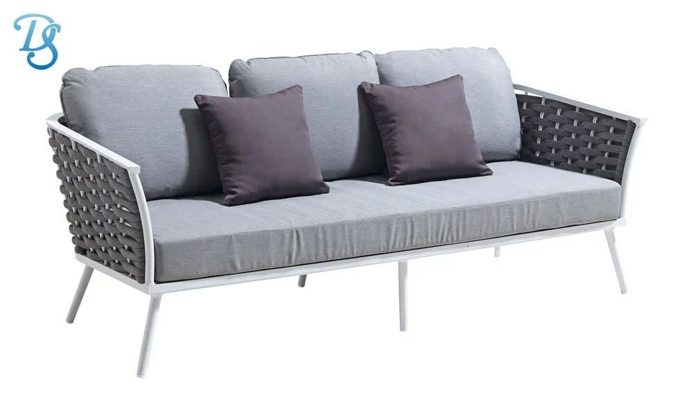 
New Design Garden High Quality Sofa Sets. Garden Sectional Sofa And Wood Table. 