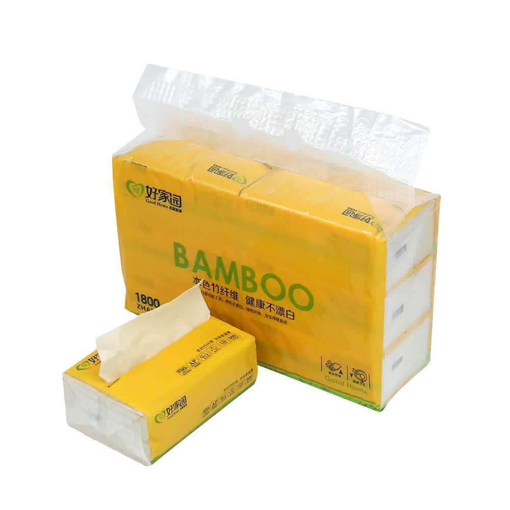 
Bamboo Pulp 3ply Jumbo Roll Disposable 280 Sheets 100% Virgin bamboo toilet tissue paper 