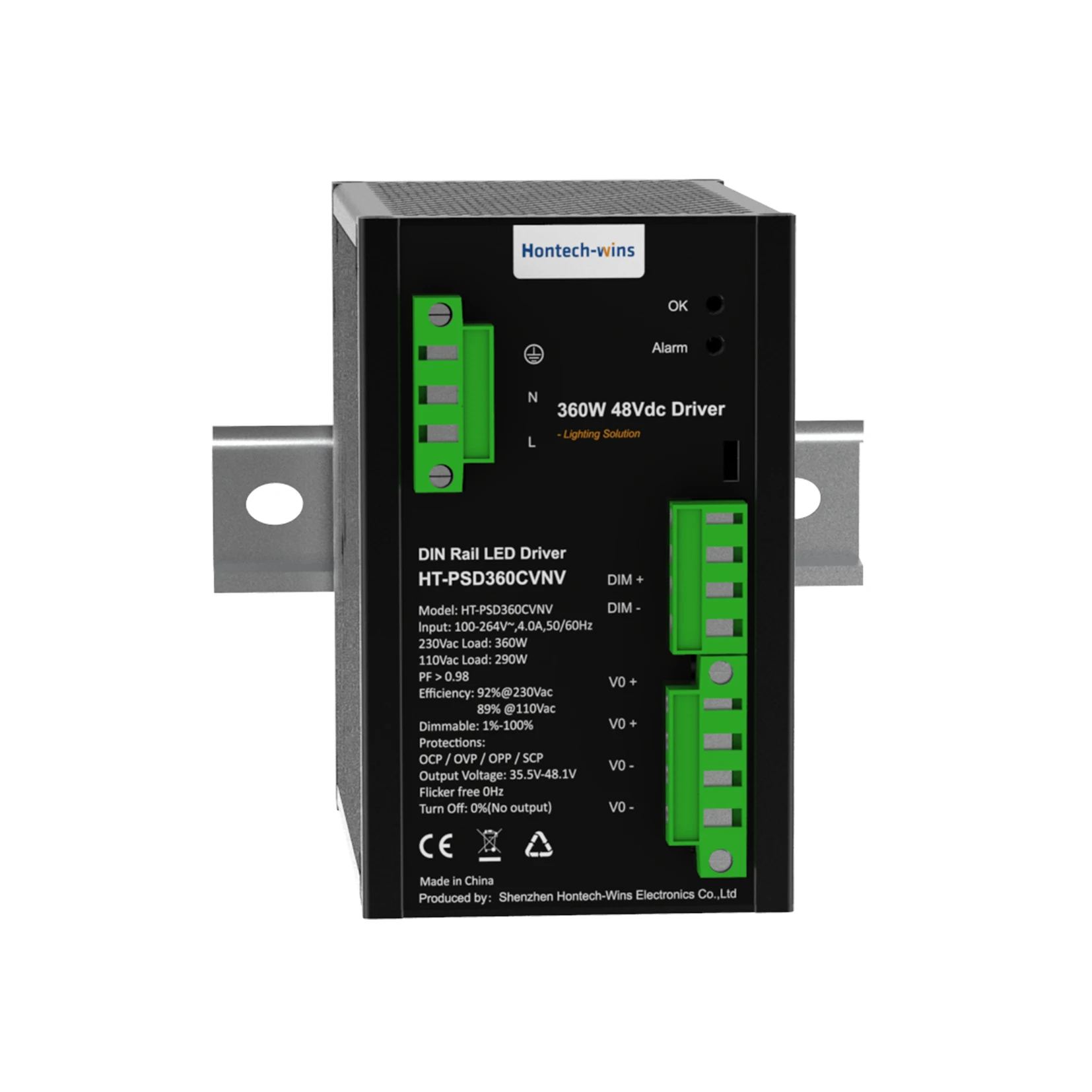 48Vac 500W/360W 0-10V LED Driver led dimmer driver