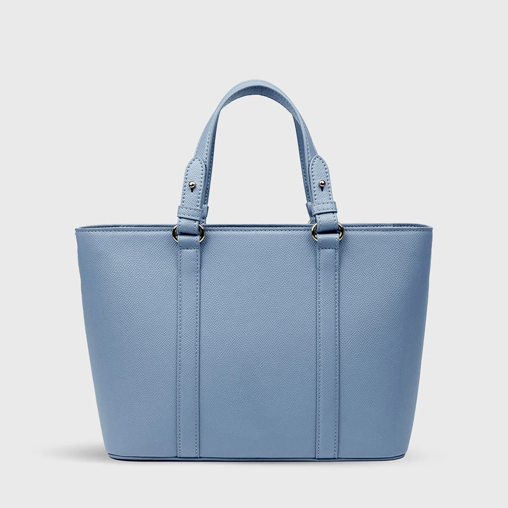 2024 New Design Summer Fashion Trendy Leather Should Bags Flat Texture Pebble Handbag For Women