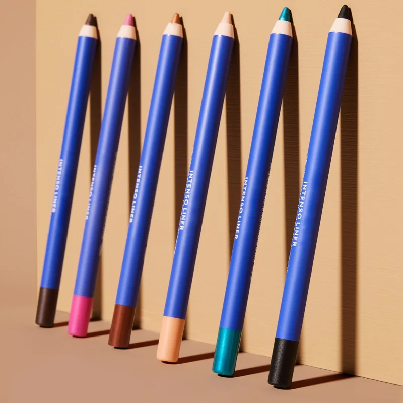 OEM Hight Quality Cosmetic tresluce Cruelty Free Vegan Latin 6 Color Eyeliner Pen Waterproof Matte Shimmer Eye Liner