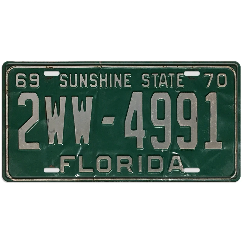 wholesale 15*30cm vintage retro decorative funny metal tin sign Design  mplaque vintage metal tin sign Custom License Plate