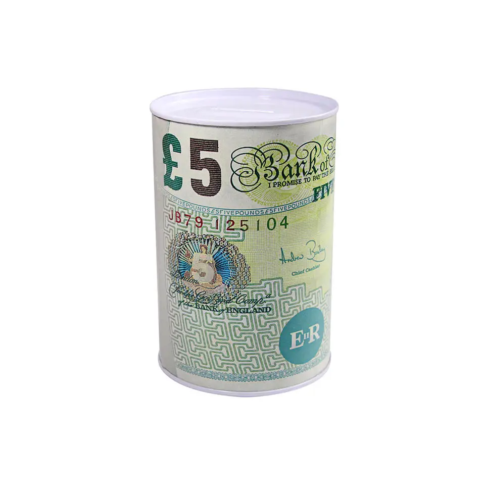 Direct Factory Wholesale Coins Saving Box Round Coin Tin Box,Round Tin Box For Coin Saving