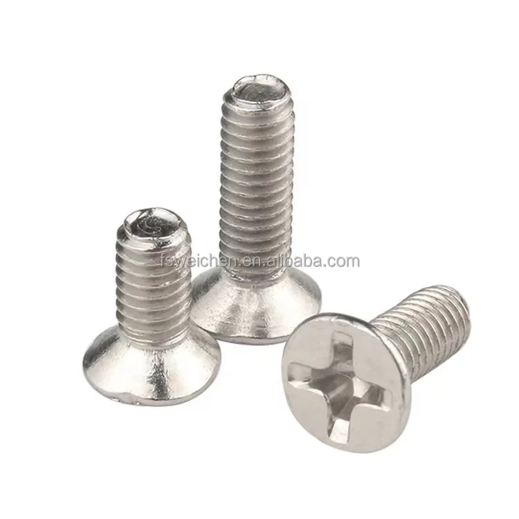 Stainless Steel Super Duplex 2205 2507 A286 Countersunk Head Machine Screws