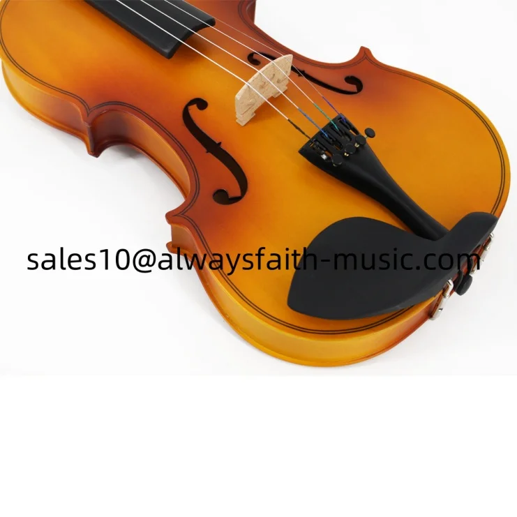 Multicolor available Basswood platen violin Matte plywood Wood color violin