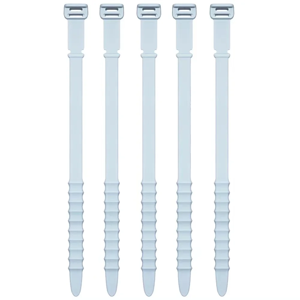 Eco Friendly Colorful Magic Cable Tie Silicone Wire Management Rubber Cable Ties Strap Band Manufacturer