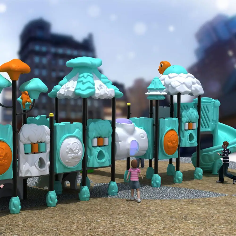 Wholesale children kindergarten outdoor kids small plastic playground equipment for sell