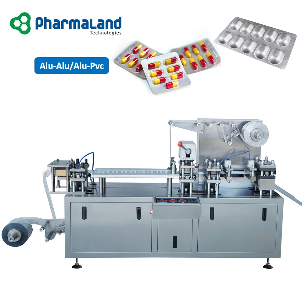 PPL-120H Automatic Blister Packing Machine For Tablets And Capsules For Technical Training Capsule Blister Machine Thermoforming