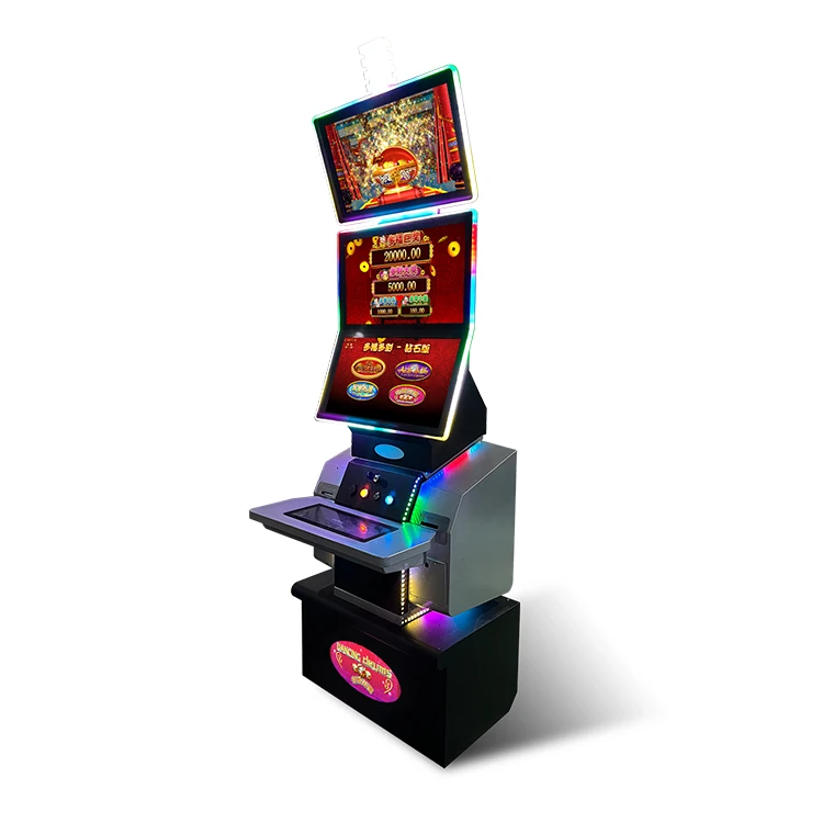 Electronic Skill Machine Coins Drop To Piggy Bank Started Cabinet Playing Video Game Win Real Money