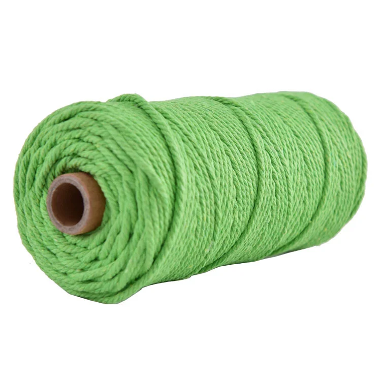  customized twisted twine macrame 100% cotton rope for