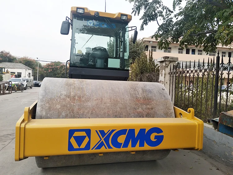 XCMG официальный использованный XS203J цена 20 тонн однобарабанный дорожный каток уплотнитель почвы