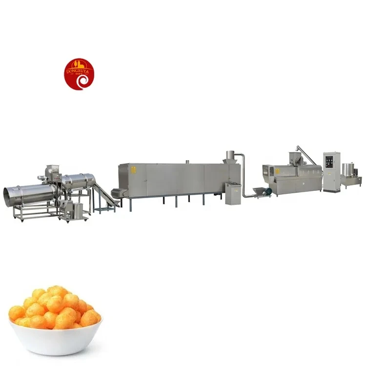 High Quality Cheap Price Nutrition Rice Puffed Extruder Corn Flakes Snack Food Machine Production Line