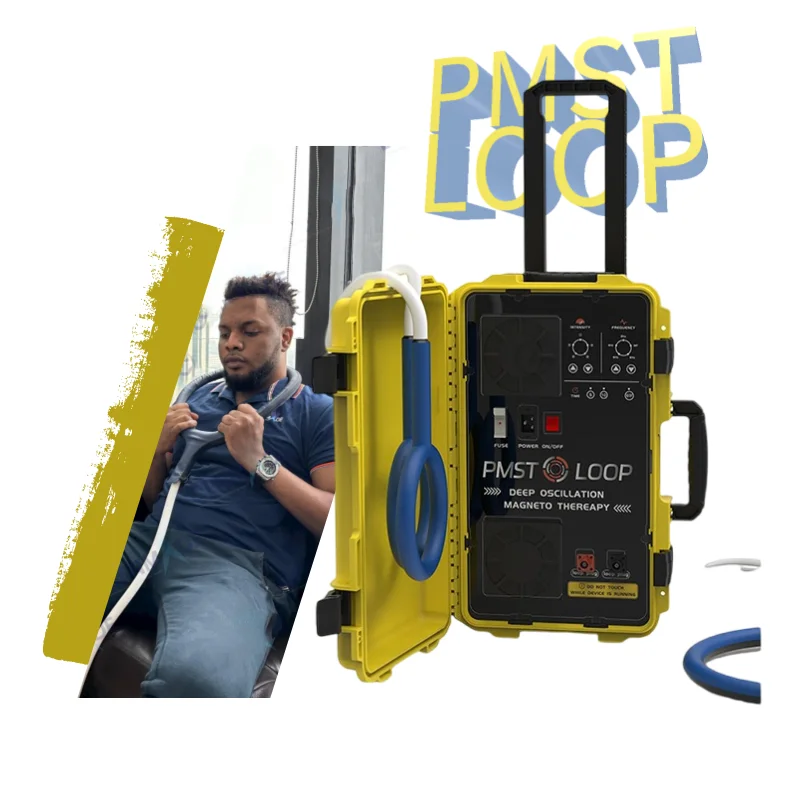 Portable Physio Magneto Pmst Loop pemf Therapy Sport Injured Recovery Use