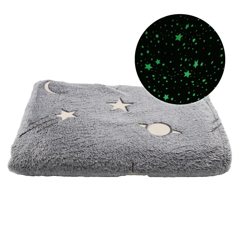 Magic 150x200 Shining Luminous Fluorescent Glow In The Dark Blanket For Girls
