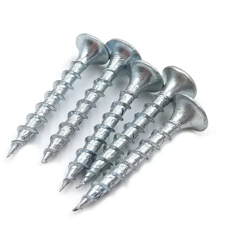 tornillo volcanita autorroscante tornillos de drywall 6*1 5/8 CRS tornillo para yeso