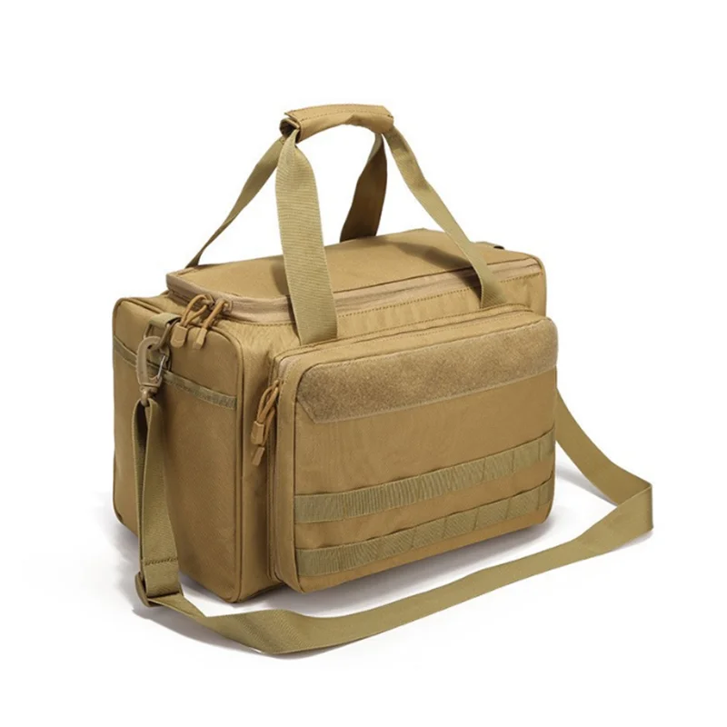 Tactical Range Bag Shooting Gun Duffle Bag Magazine Slots for Hunting and Range Outdoor Activities