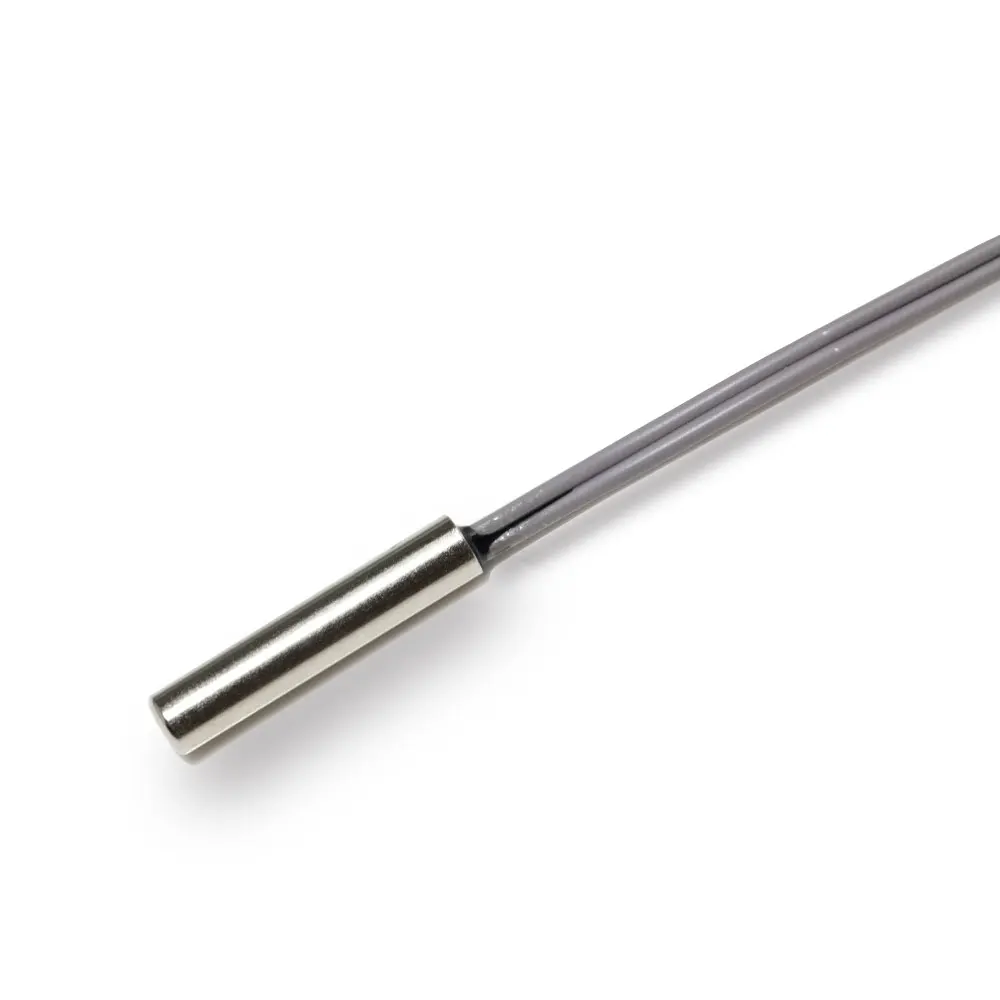 Focusens RTD PT100 Waterproof Temperature Sensor 2-wire System Stainless Steel Probe Temperature Sensor