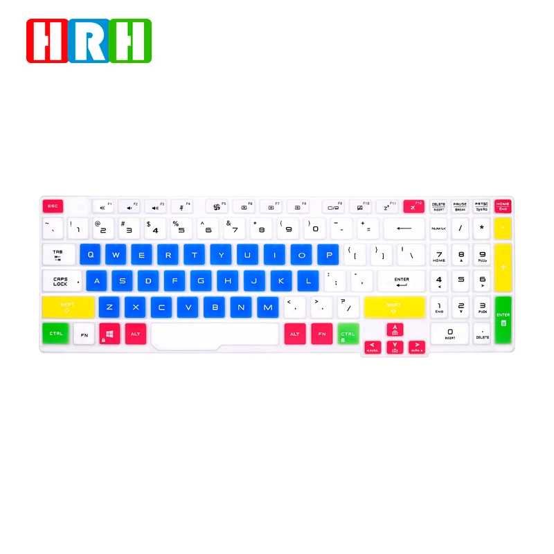 High Quality English Silicone Keyboard Cover For ASUS Tianxuan 15.6 Flying Fortress 8 keyboard cover with US layout
