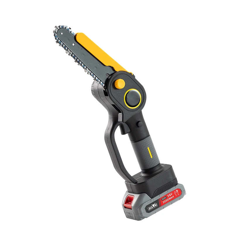 BISON 4 Inch Mini Saw 18V Electric Chainsaw Cordless Chainsaw Battery