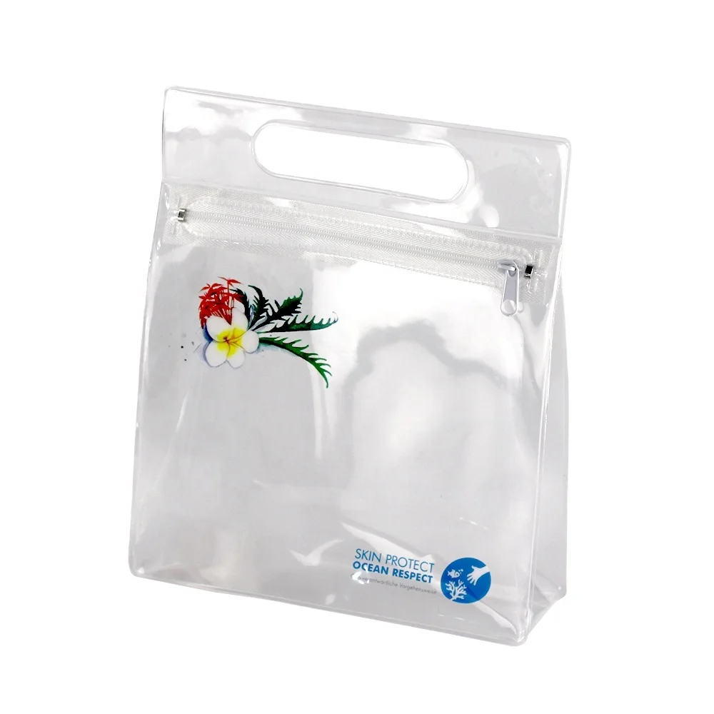 BSCI ISO SedexPromotion Heat Sealed Construction Transparent EVA Clear Cosmetic Bag Soft Convenient Travel Customized Makeup Bag