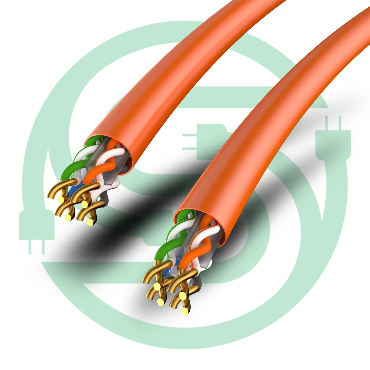 305m Factory Price Utp Cat 6 Cat6 Twisted Cord Network Lan Cable Ethernet Shield FTP Black Jacket White Blue Copper PVC Box ROHS