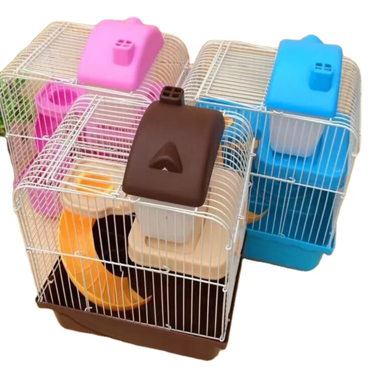Factory colorful hamster cage custom pet houses plastic small animal cage