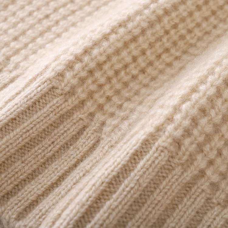 Производитель вязаных изделий на заказ, зимние универсальные вязаные дизайнерские шапки цвета хаки в японском и корейском стиле для простых поездок и защиты ушей