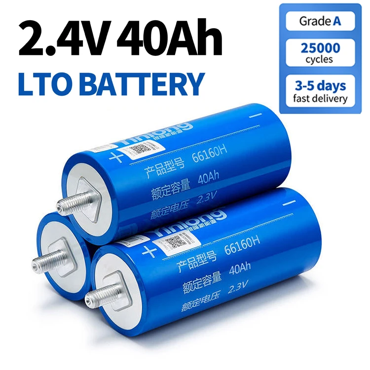 Литий-титанатная батарея Yinlong Lto 45Ah LTO 2 3 V 35Ah 40Ah 66160