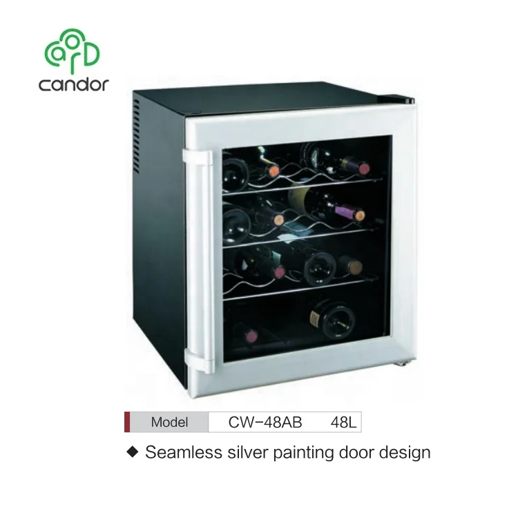 16 bottles full glass door modern electronic mini wine cellar wine cooler wine fridge for home