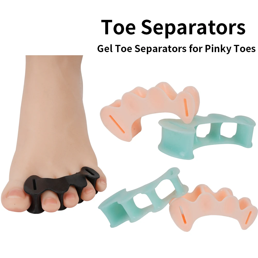 Free Sample Silicone orthopedic Toe Spacers Toe Separator silicone For Correct Toe Straighteners For Bunions and Hammertoes