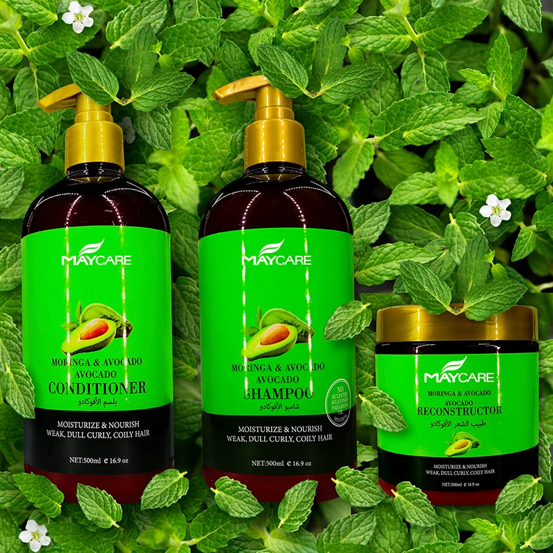 Organic Avocado Hair Food Deeply Repair 3-in-1 Dry Hair Mask Treatment