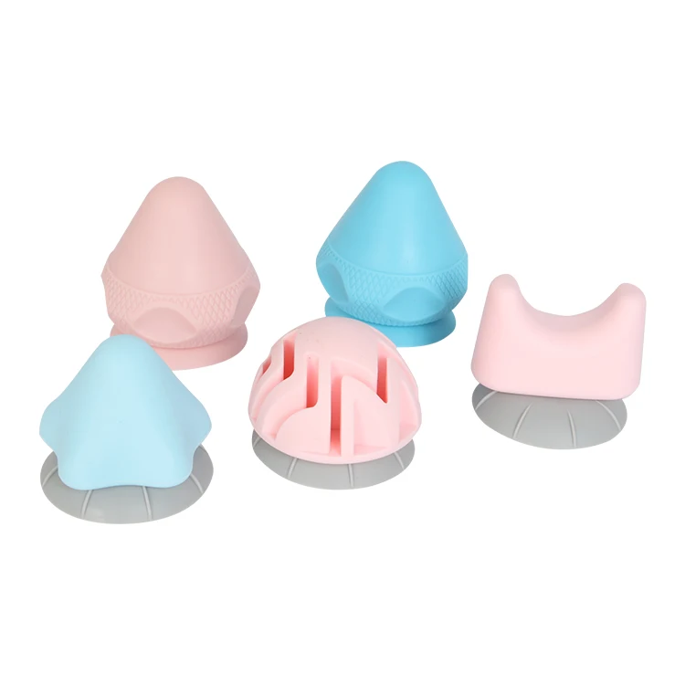 High Quality Suction Cup Triangle Massager Silicone Massage Ball