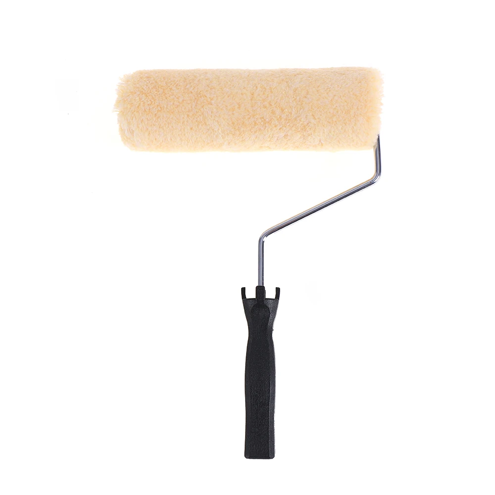 wholesale sale Wall Cabinet Ceiling Paint Roller Brush Paint Brush And Roller  Hot Sale 9 Inch Yellow Paint Roller Handle Tool