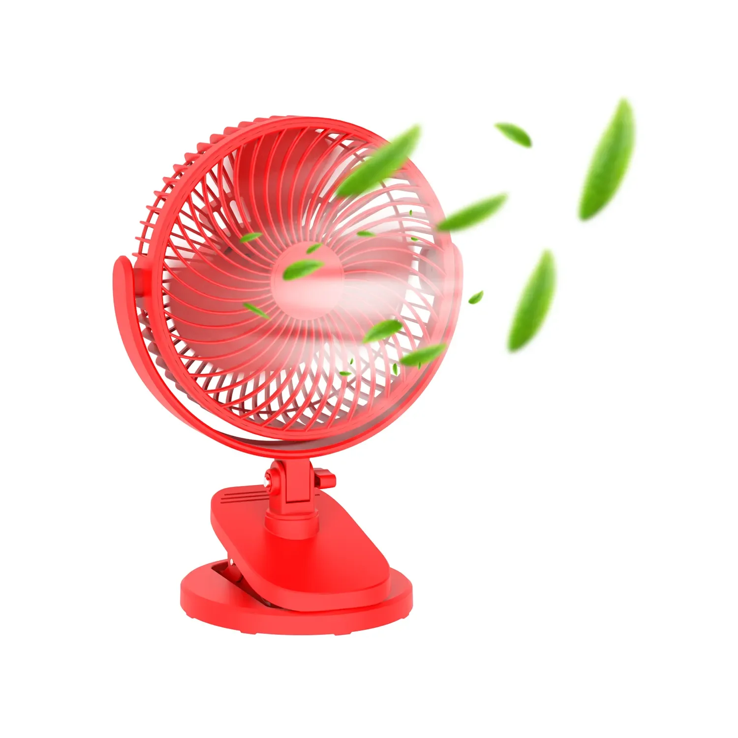 OEM 2 Fan speed Switch Battery Rechargeable USB desk clip mini handheld Portable Fan electric for home office