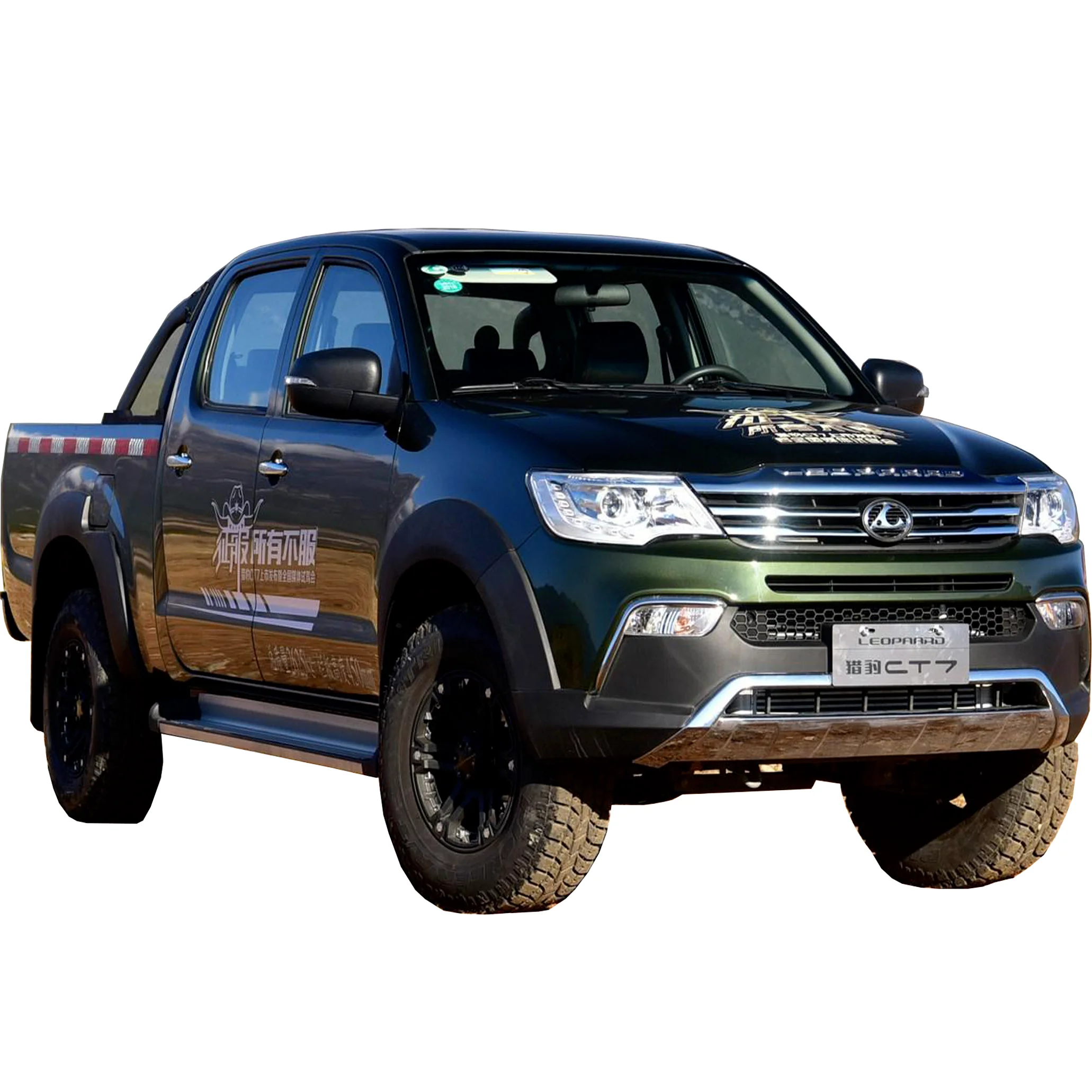 Military quality used Leopaard CT7 6MT 4x4 AWD Diesel mini pickup light truck 2017 pick up stock cars for Africa