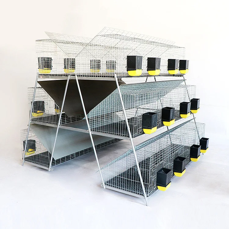 Factory sale Commercial hot galvanized broiler cage poultry chicken cage container small chicken cage for broiler