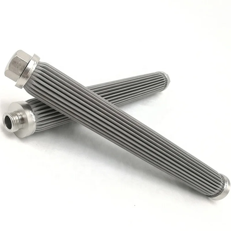 LIANDA 0.5 to 800 Microns wire mesh Filter tube for liquid filtration Sintered Stainless Steel Filter Tubes By Custom