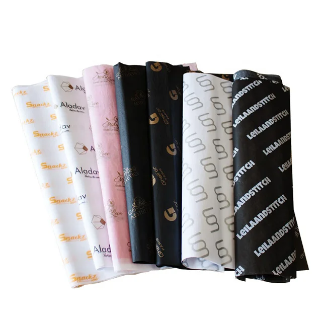
Popular Custom Printed Logo Wrapping Paper Tissue Custom Tissue Paper 