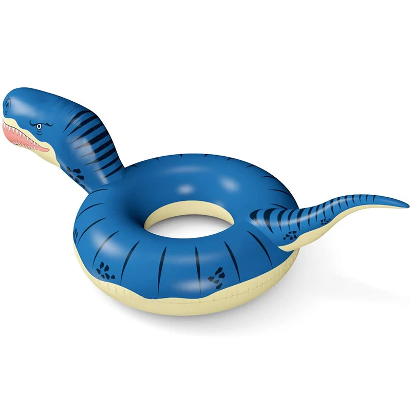 Pool lounge inflatable dinosaur float tube