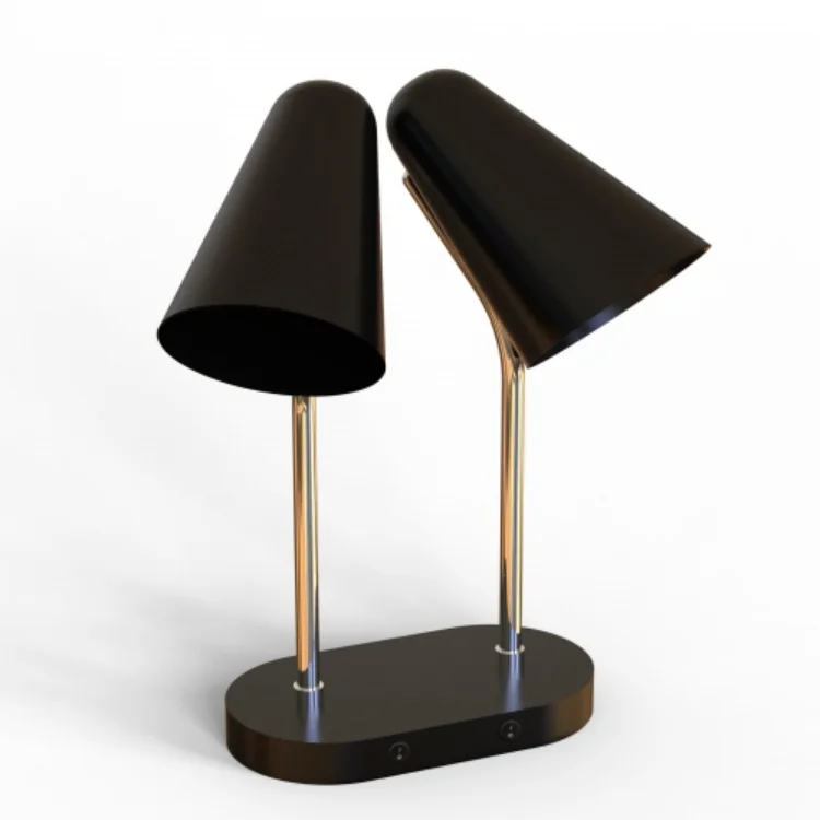 Led Table Lamp Home Decor Hotel Lighting Fixture Nordic Rechargeable Metal Table Lamp for Hotel Living Room Desk Lamp