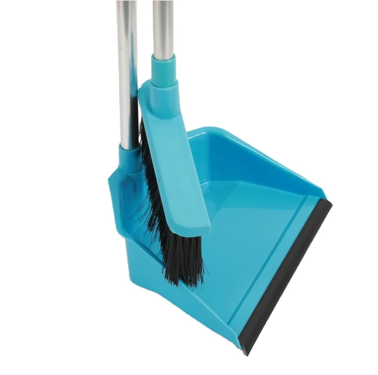 Factory supply easy cleaning plastic broom & dustpan wholesale super broom