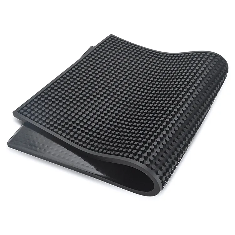 Rubber Custom PVC bar mat with logo pvc rubber bar mat bar accessories