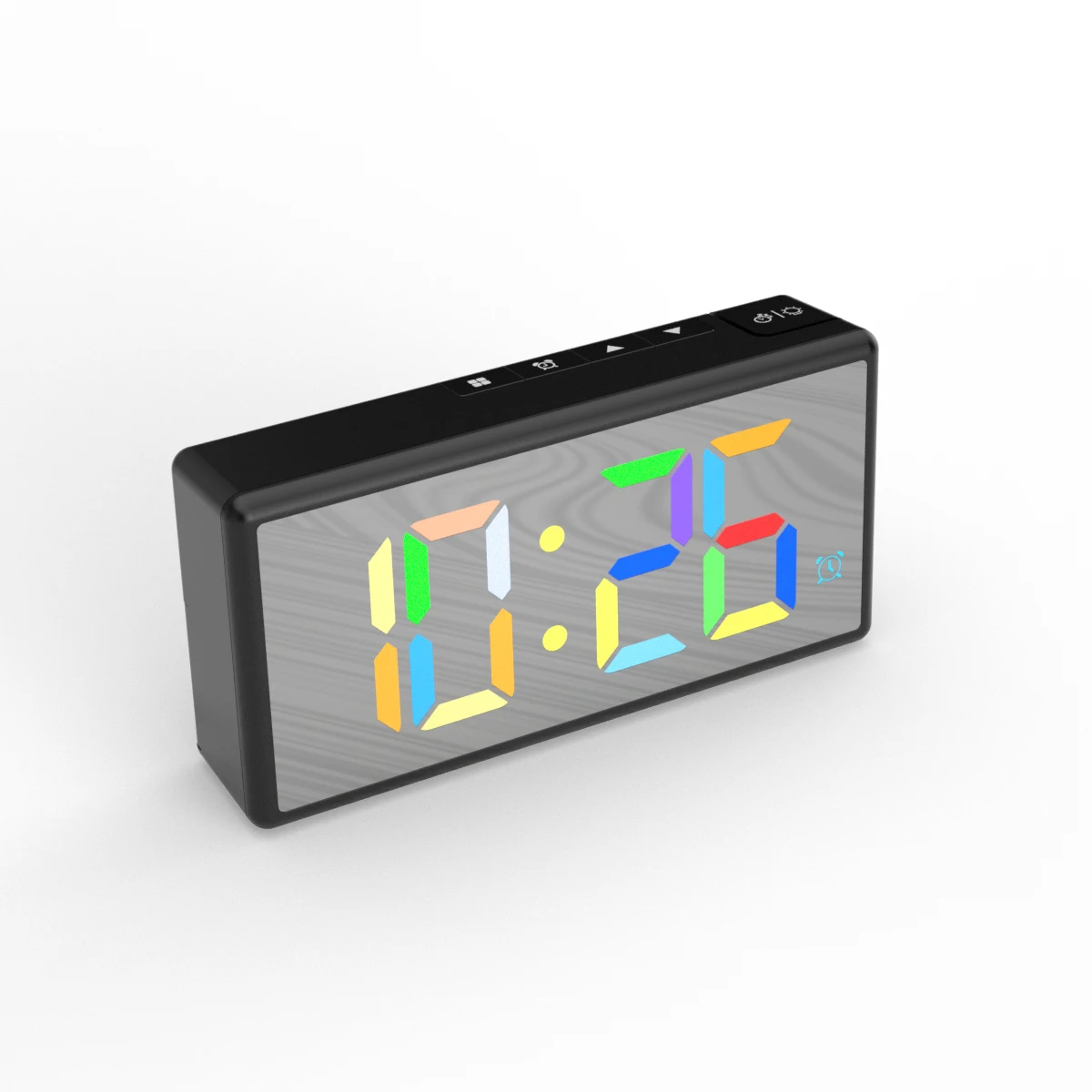 Электронные маленькие часы современные настольные умные цифровые светодиодные с цифровой электростанцией будильник