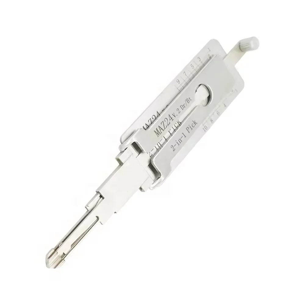 Locksmith Tool Lishi Tool 2 In 1 Lishi MAZ24 2in1 Decoder And Pick For Mazda for Souest for Haima