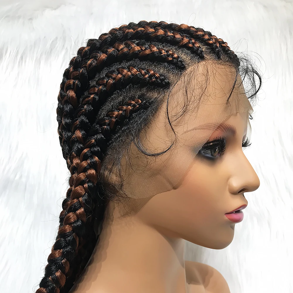 MALAIKA Hair Braid wig hair full lace wig preplucked lace wig