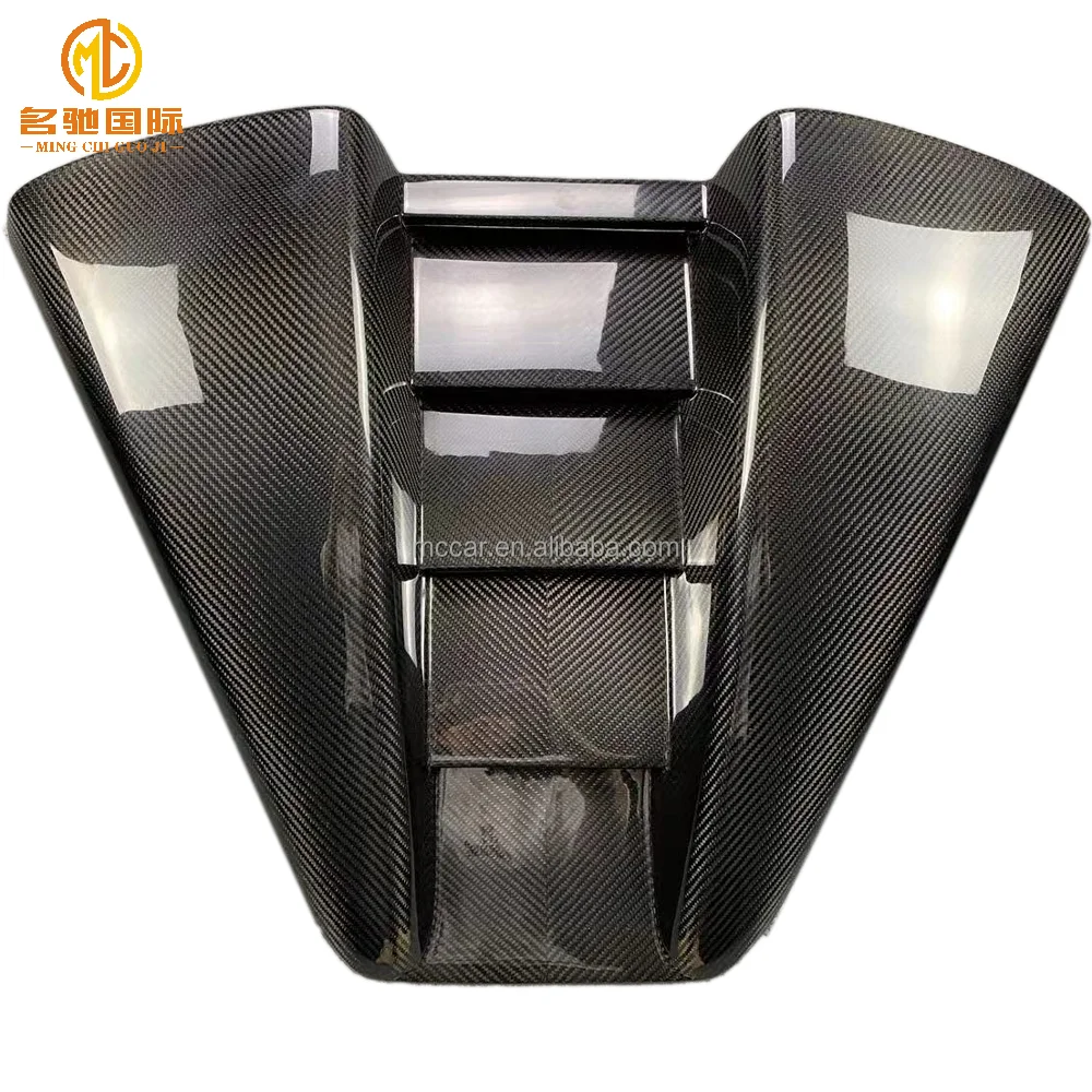 For McLaren 540C 570GT 570S 570S Spider Dry Carbon fiber Car Hood air vent N style engine room car air vent