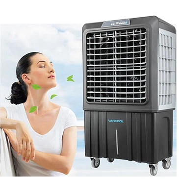 Переносные испарительные Воздушные Охладители черного цвета для помещений и улицы, см/ч, большие Промышленные Кондиционеры, вентилятор