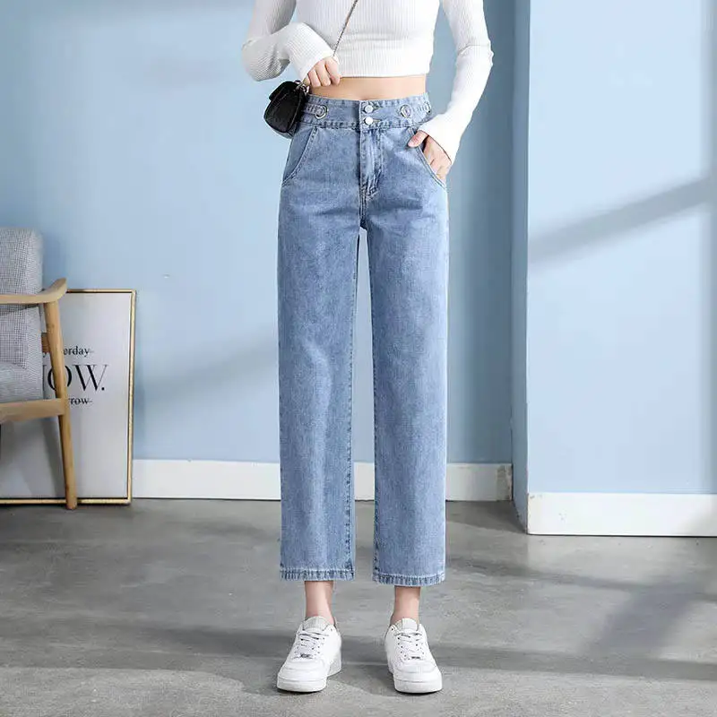 Fashion Jeans Women Jeans Damaged Tight Super Skinny Ripped High Waist Custom Womens Denim Jeans