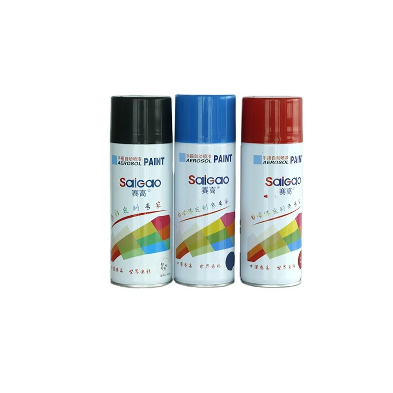 Оптовая продажа 450 мл разноцветная мебель металлик акриловое пластиковое покрытие pintura граффити аэрозольная